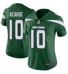 Jets 10 Jermaine Kearse Green Team Color Womens Stitched Football Vapor Untouchable Limited Jersey