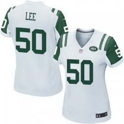 Nike Jets #50 Darron Lee White Womens Stitched NFL Elite Jersey