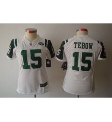 Nike Womens New York Jets #15 Tebow White Color[NIKE LIMITED Jersey]