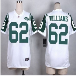 Women New Jets #62 Leonard Williams White Stitched NFL Elite Jersey