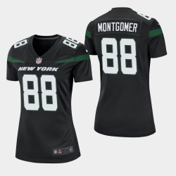 Women New York Jets 88 Ty Montgomery Black Vapor Untouchable Limited Jersey