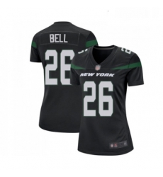 Womens New York Jets 26 Le Veon Bell Game Black Alternate Football Jersey