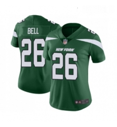 Womens New York Jets 26 Le Veon Bell Green Team Color Vapor Untouchable Limited Player Football Jersey