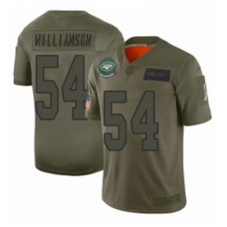 Womens New York Jets 54 Avery Williamson Limited Camo 2019 Salute to Service Football Jersey
