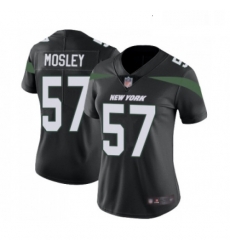 Womens New York Jets 57 CJ Mosley Black Alternate Vapor Untouchable Limited Player Football Jersey