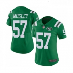 Womens New York Jets 57 CJ Mosley Limited Green Rush Vapor Untouchable Football Jersey