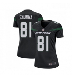 Womens New York Jets 81 Quincy Enunwa Game Black Alternate Football Jersey