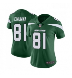 Womens New York Jets 81 Quincy Enunwa Green Team Color Vapor Untouchable Limited Player Football Jersey