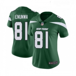 Womens New York Jets 81 Quincy Enunwa Green Team Color Vapor Untouchable Limited Player Football Jersey