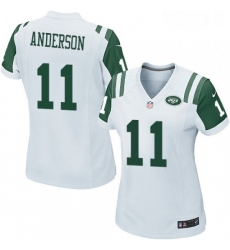 Womens Nike New York Jets 11 Robby Anderson Game White NFL Jersey
