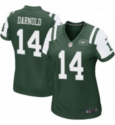 Womens Nike New York Jets 14 Sam Darnold Game Green Team Color NFL Jersey
