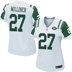 Women's Nike New York Jets #27 Dee Milliner Game White NFL Jersey