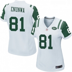 Womens Nike New York Jets 81 Quincy Enunwa Game White NFL Jersey