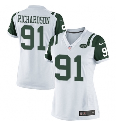 Women's Nike New York Jets #91 Sheldon Richardson Limited White NFL Jersey