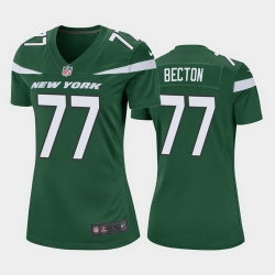 women mekhi becton new york jets green game jersey 