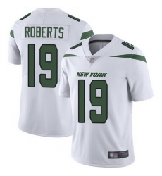 Jets 19 Andre Roberts White Youth Stitched Football Vapor Untouchable Limited Jersey