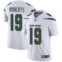 Jets 19 Andre Roberts White Youth Stitched Football Vapor Untouchable Limited Jersey