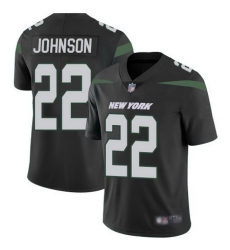 Jets 22 Trumaine Johnson Black Alternate Youth Stitched Football Vapor Untouchable Limited Jersey
