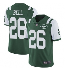 Jets 26 LeVeon Bell Green Team Color Youth Stitched Football Vapor Untouchable Limited Jersey