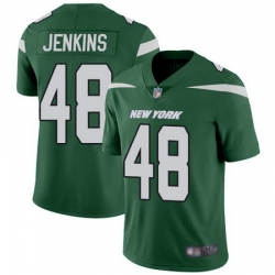 Jets 48 Jordan Jenkins Green Team Color Youth Stitched Football Vapor Untouchable Limited Jersey