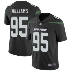 Jets 95 Quinnen Williams Black Alternate Youth Stitched Football Vapor Untouchable Limited Jersey