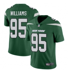 Jets 95 Quinnen Williams Green Team Color Youth Stitched Football Vapor Untouchable Limited Jersey