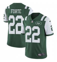 Nike Jets #22 Matt Forte Green Team Color Youth Stitched NFL Vapor Untouchable Limited Jersey