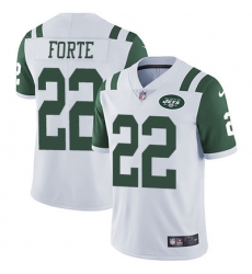 Nike Jets #22 Matt Forte White Youth Stitched NFL Vapor Untouchable Limited Jersey