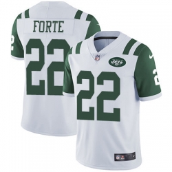 Nike Jets #22 Matt Forte White Youth Stitched NFL Vapor Untouchable Limited Jersey