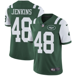 Nike Jets #48 Jordan Jenkins Green Team Color Youth Stitched NFL Vapor Untouchable Limited Jersey