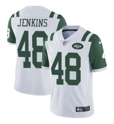 Nike Jets #48 Jordan Jenkins White Youth Stitched NFL Vapor Untouchable Limited Jersey