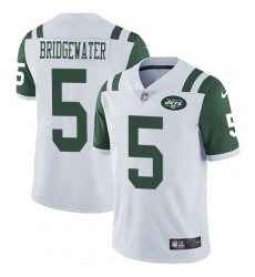 Nike Jets #5 Teddy Bridgewater White Youth Stitched NFL Vapor Untouchable Limited Jersey