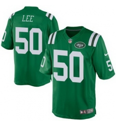 Nike Jets #50 Darron Lee Green Youth Stitched NFL Elite Rush Jersey