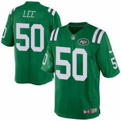 Nike Jets #50 Darron Lee Green Youth Stitched NFL Elite Rush Jersey