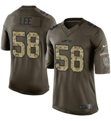 Nike Jets #58 Darron Lee Green Youth Stitched NFL Limited Salute to Service Jersey