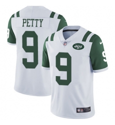 Nike Jets #9 Bryce Petty White Youth Stitched NFL Vapor Untouchable Limited Jersey