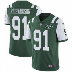 Nike Jets #91 Sheldon Richardson Green Team Color Youth Stitched NFL Vapor Untouchable Limited Jersey