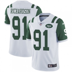 Nike Jets #91 Sheldon Richardson White Youth Stitched NFL Vapor Untouchable Limited Jersey