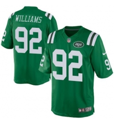 Nike Jets #92 Leonard Williams Green Youth Stitched NFL Elite Rush Jersey