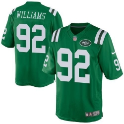 Nike Jets #92 Leonard Williams Green Youth Stitched NFL Elite Rush Jersey