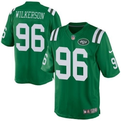 Nike Jets #96 Muhammad Wilkerson Green Youth Stitched NFL Elite Rush Jersey