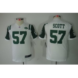 Nike Youth New York Jets #57 Scott White Color[Youth Limited Jerseys]