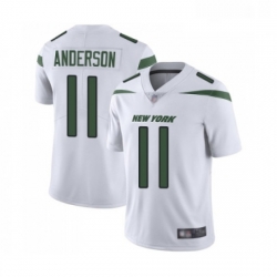 Youth New York Jets 11 Robby Anderson White Vapor Untouchable Limited Player Football Jersey