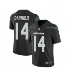 Youth New York Jets 14 Sam Darnold Black Alternate Vapor Untouchable Limited Player Football Jersey