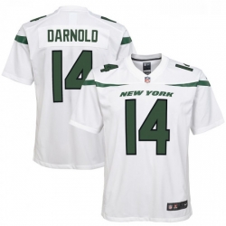 Youth New York Jets 14 Sam Darnold Nike Game Jersey White 2
