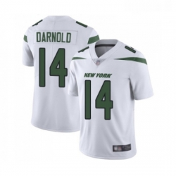 Youth New York Jets 14 Sam Darnold White Vapor Untouchable Limited Player Football Jersey