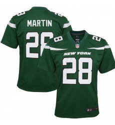 Youth New York Jets 28 Curtis Martin Nike Retired Player Game Jersey Green