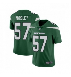 Youth New York Jets 57 CJ Mosley Green Team Color Vapor Untouchable Limited Player Football Jersey