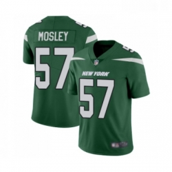 Youth New York Jets 57 CJ Mosley Green Team Color Vapor Untouchable Limited Player Football Jersey