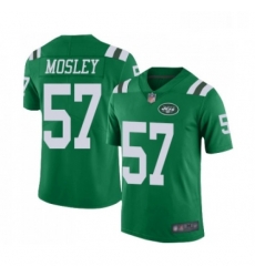 Youth New York Jets 57 CJ Mosley Limited Green Rush Vapor Untouchable Football Jersey